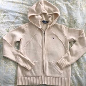 NWOT Ralph Lauren Hooded Sweater in Size Small